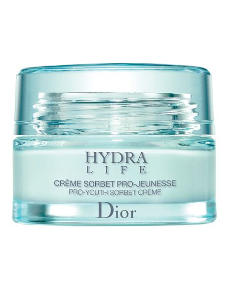 dior crema antirughe hydralife crême sorbet pro jeunesse 50 ml|dior hydra life sorbet cream.